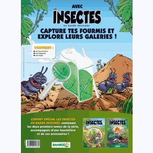 Les insectes en bande dessinée : Tome 1 + 2, Pack : 