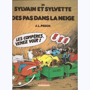 Sylvain et Sylvette : Tome 24, Des pas dans la neige : 