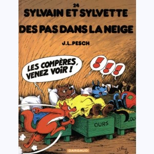 Sylvain et Sylvette : Tome 24, Des pas dans la neige : 