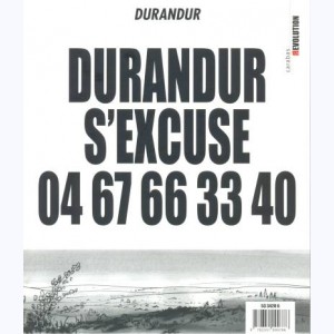 Durandur : Tome 2, Durandur s'excuse