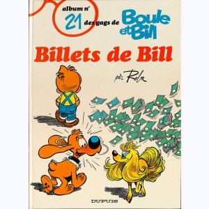 Boule & Bill : Tome 21, Billets de Bill