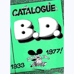 Catalogue B.D., de 1933 à 1977