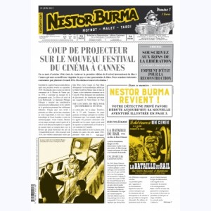 Nestor Burma Journal : Tome 1, L'Homme au sang bleu