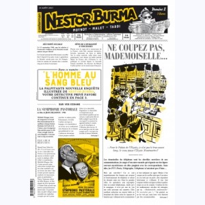 Nestor Burma Journal : Tome 2, L'Homme au sang bleu