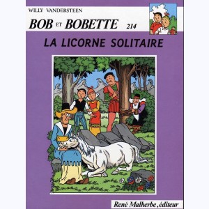 Bob et Bobette : Tome 214, La licorne solitaire