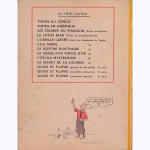 Tintin : Tome 11, Le secret de la Licorne : A23