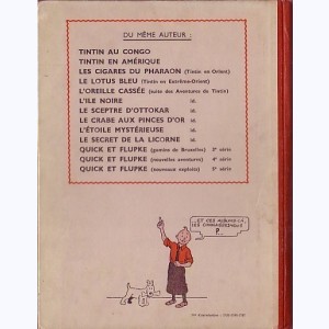 Tintin : Tome 11, Le secret de la Licorne : A20