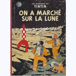 Tintin : Tome 17, On a marché sur la lune : B35
