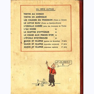 Les aventures de Tintin N&B : Tome 4, Les Cigares du Pharaon : A18