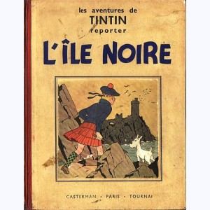 Les aventures de Tintin N&B : Tome 7, L'Ile noire : A5