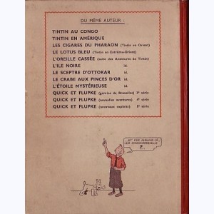 Les aventures de Tintin N&B : Tome 9, Le Crabe aux pinces d'or : A18
