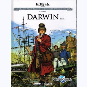 Les grands personnages de l'Histoire en bandes dessinées : Tome 27, Darwin - 1