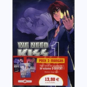 We Need Kiss : Tome (1 à 3), Pack