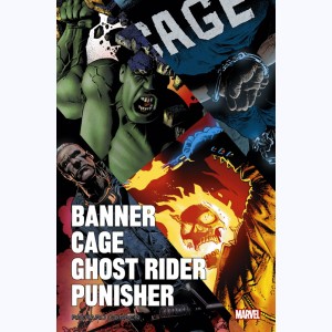 Banner Cage Ghost Rider Punisher