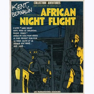 African Night Flight, Une aventure de Kriss Delux