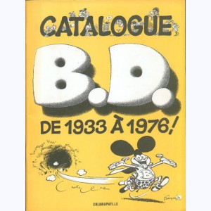 Catalogue B.D., de 1933 à 1976