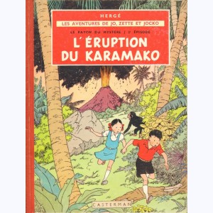 Les aventures de Jo, Zette et Jocko : Tome 4, L'éruption du Karamako : B35