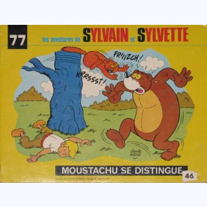 Sylvain et Sylvette (Fleurette nouvelle série) : Tome 77, Moustachu se distingue