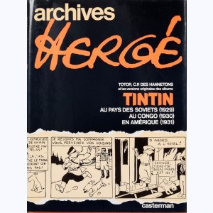 Les aventures de Tintin N&B : Tome 1, Archives Hergé