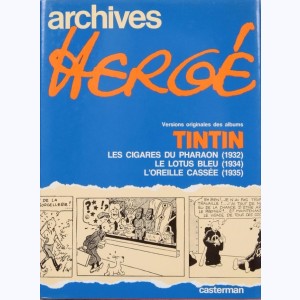Les aventures de Tintin N&B : Tome 3, Archives Hergé