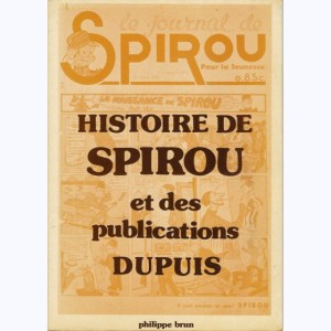 Histoire de Spirou et des publications Dupuis : 
