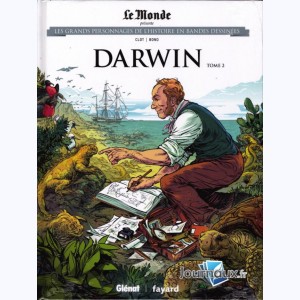 Les grands personnages de l'Histoire en bandes dessinées : Tome 28, Darwin - 2