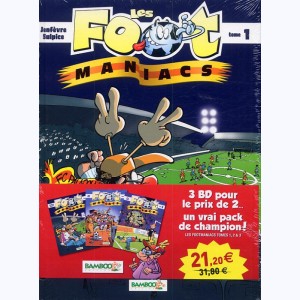 Les Foot-Maniacs : Tome (1 à 3), Pack