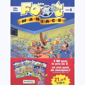 Les Foot-Maniacs : Tome (4 à 6), Pack