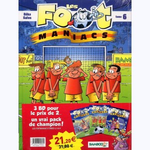 Les Foot-Maniacs : Tome (4 à 6), Pack