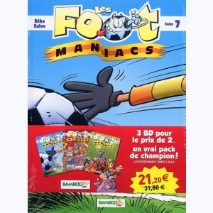 Les Foot-Maniacs : Tome (7 à 9), Pack